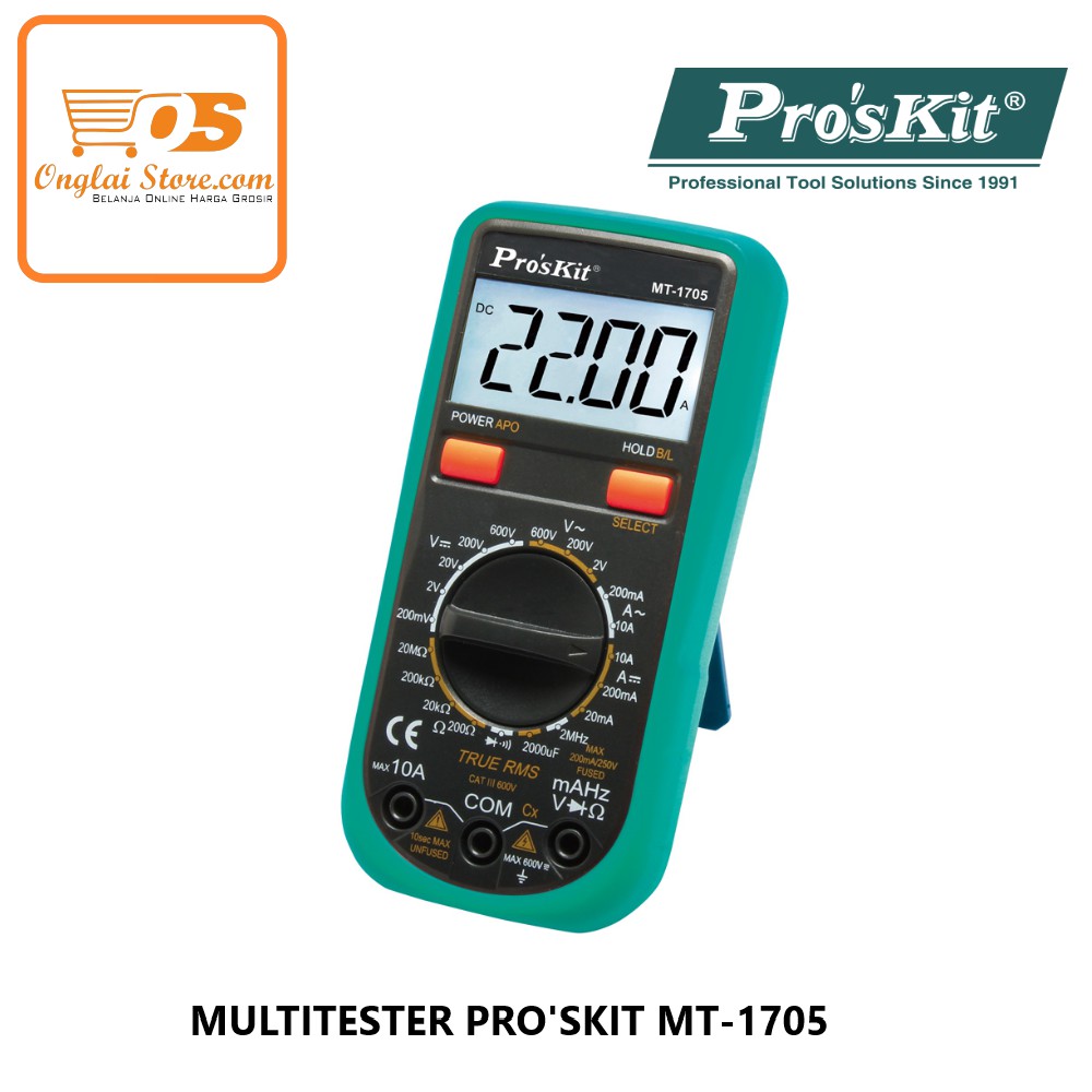 MULTITESTER PRO'SKIT MT-1705 ORIGINAL (HARGA SPESIAL)
