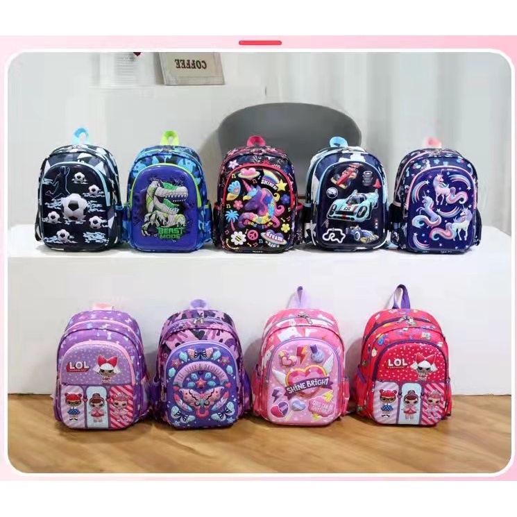 tas ransel anak-anak motif terbaru keren unisex