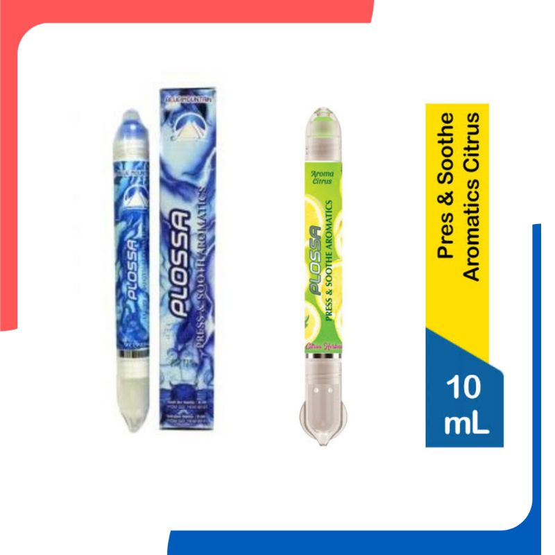 PLOSSA Minyak Angin inhaler dan Roll On 10ml - Citrus | Blue mountain