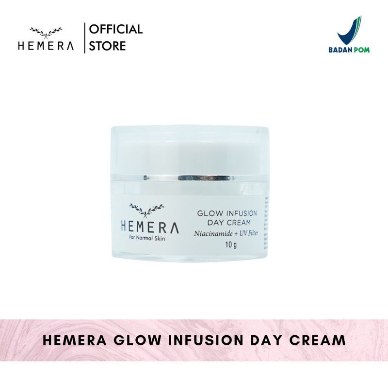 GLOW INFUSION DAY CREAM HEMERA | Cream Siang SPF30 10gr