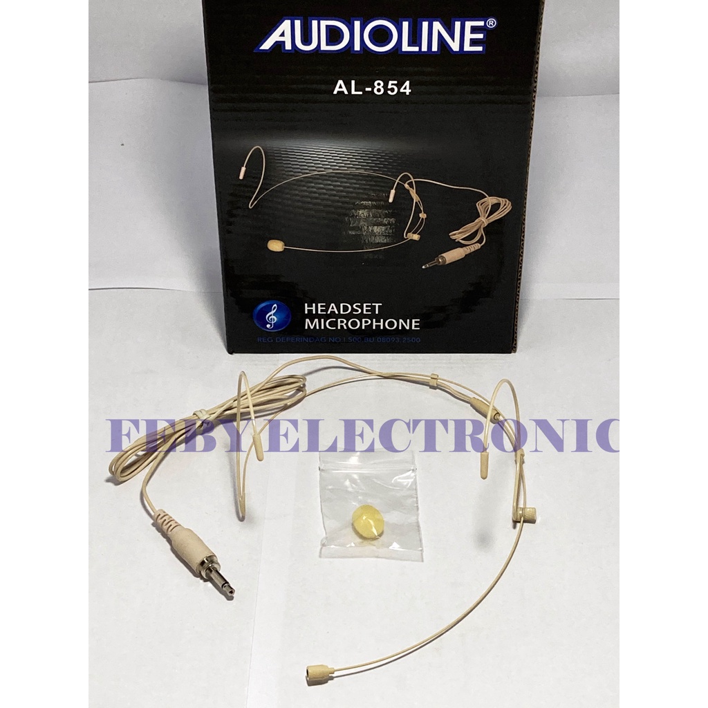 Mic headset Audioline AL-854 mic bando lidi