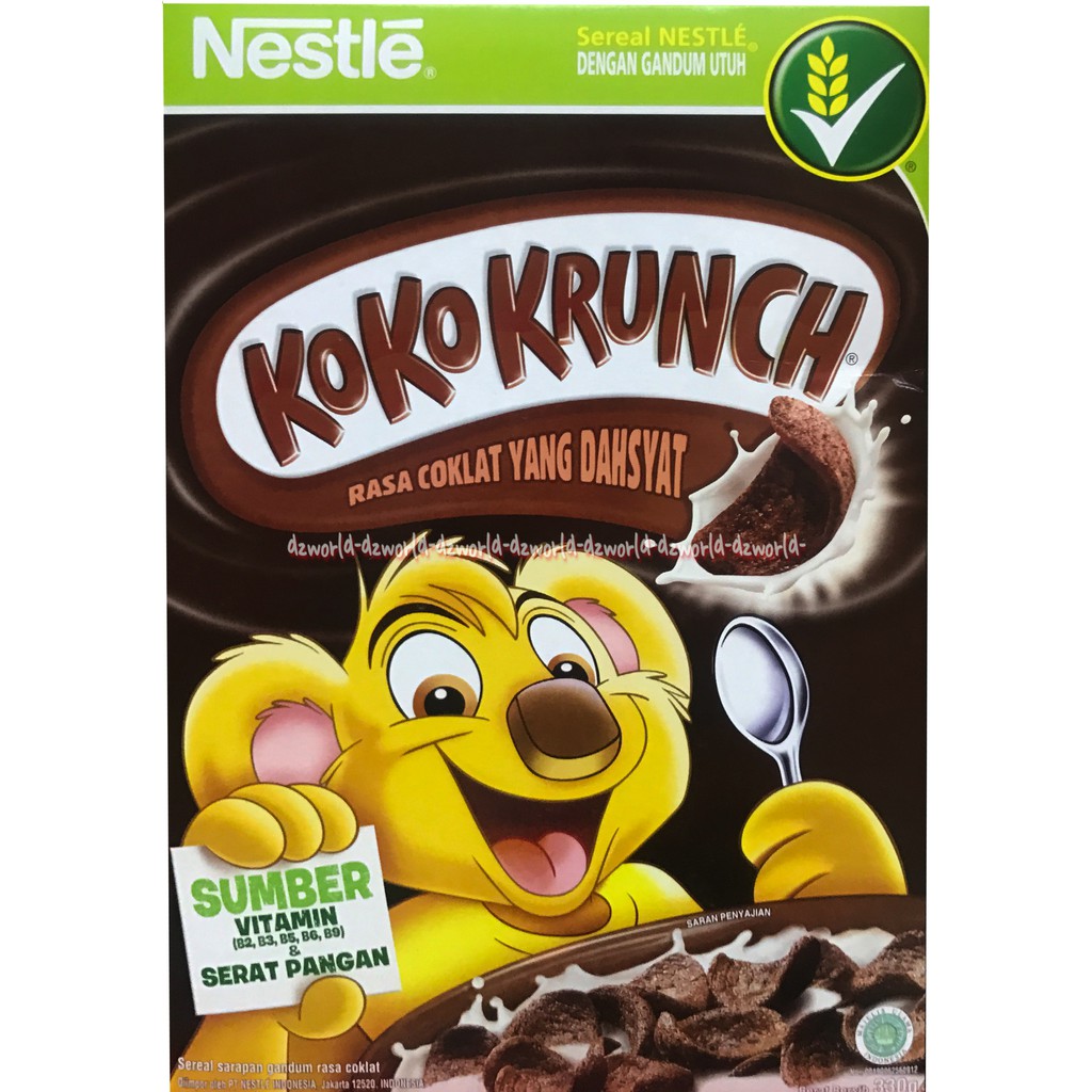 Koko Crunch Koko Krunch Nestle 330gr  Rasa Coklat Yang Dahsyat Cereal Sereal Koko Kranch