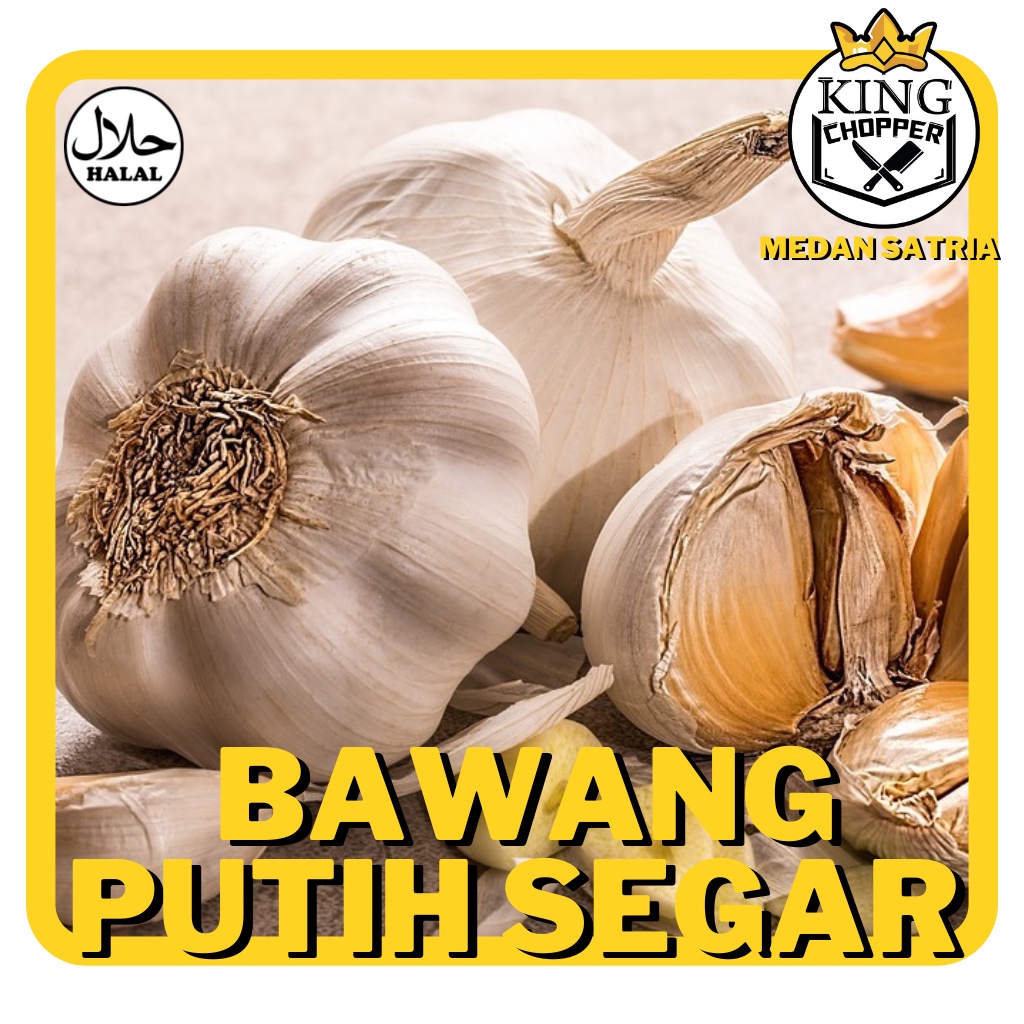 

BAWANG PUTIH SEGAR - SAYUR FRESH BREBES BESAR BUMBU PUTIH KG GROSIR GR KG