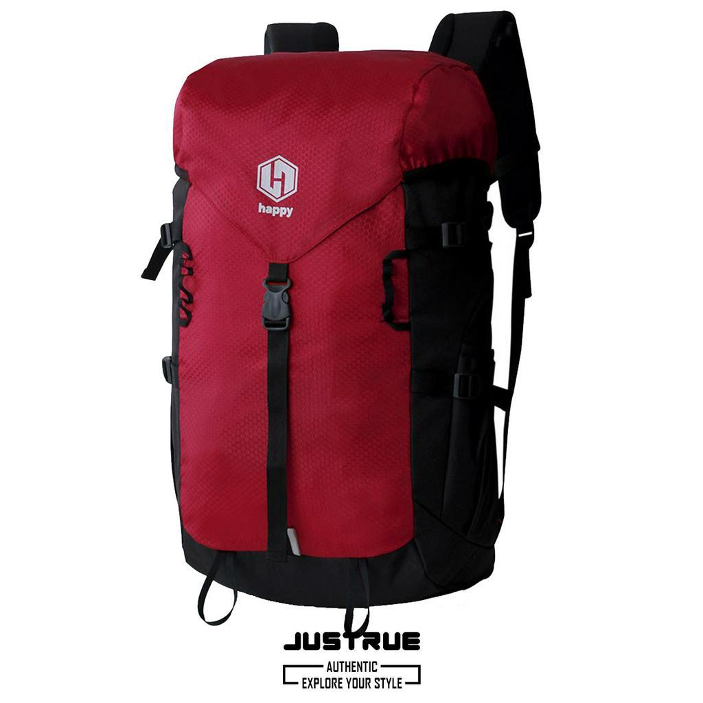 Tas Gunung Semi Carrier 40 Liter Tas Ransel Outdoor Pria 40L Merah 186