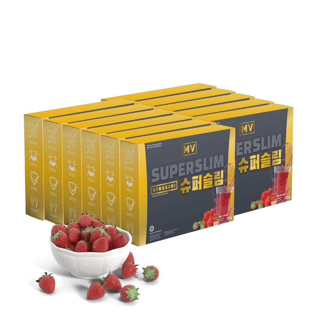 MVSUPER - SLIM MVSUPERSLIM 11 Month Supply Herbal Alami Pelangsing Slimming Detox Pelancar BAB Diet Anti Ribet All you can eat tetap fit mvsuperslim