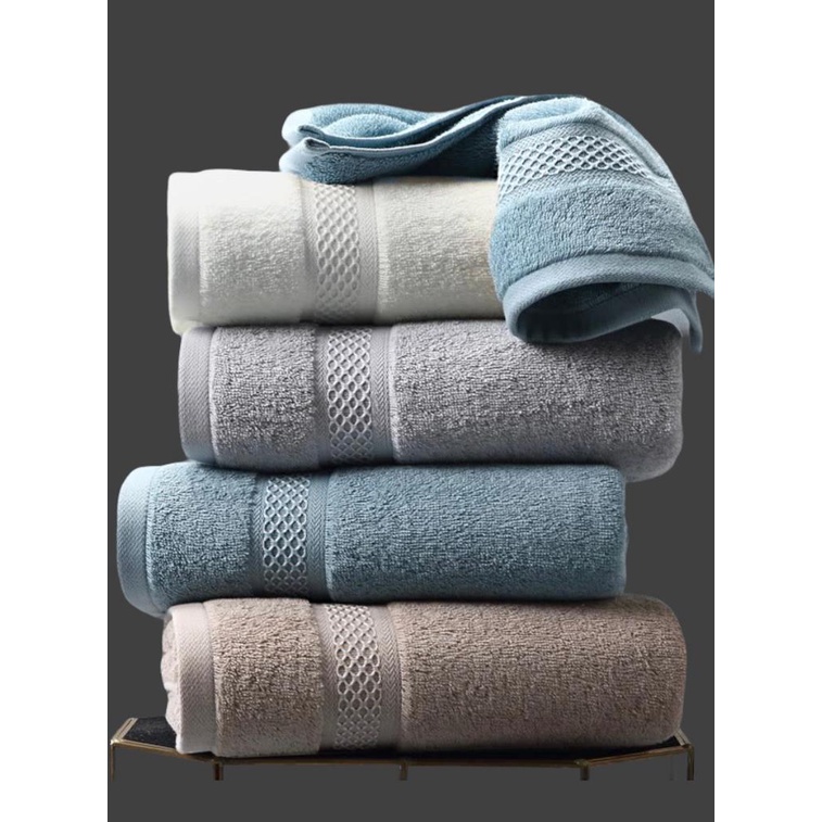 Handuk Hotel Tebal Handuk Mandi Dewasa Polos Cotton 100% Terlaris Termurah