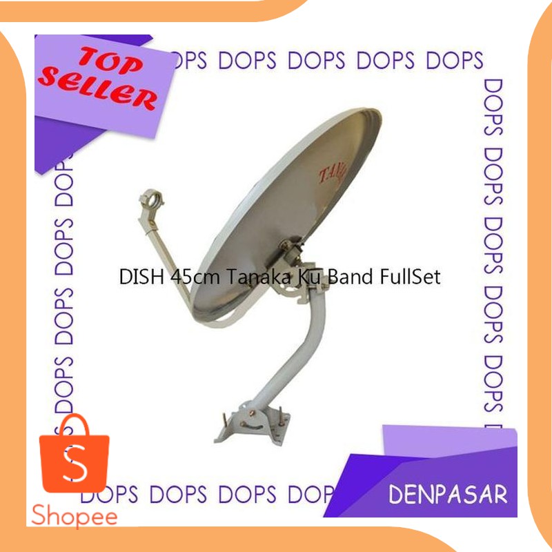Jual parts Terlaris 45cm Ku Band FullSet Tanaka Dish Mini Parabola DPOS 2 Diskon