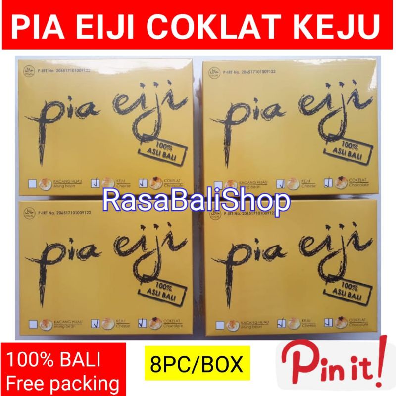 

PIA EIJI coklat, keju, kacang ijo langsung dari toko, fresh dari toko, enak seperti Pia legong