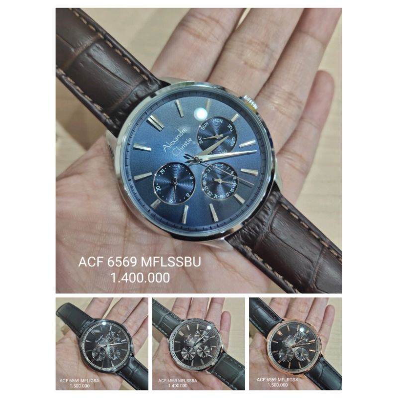 AC 6569MF / / Jam Cowok AC / / ac6569 / / Strap kulit