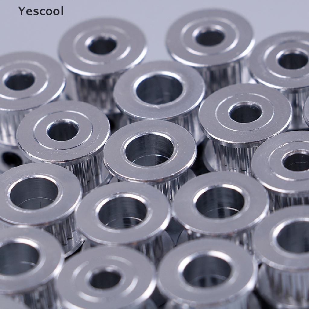 Yescool 10Pcs gt2 timing pulley 20 Gigi bore 5mm 8mm Untuk gt2 synchronous belt 2gt