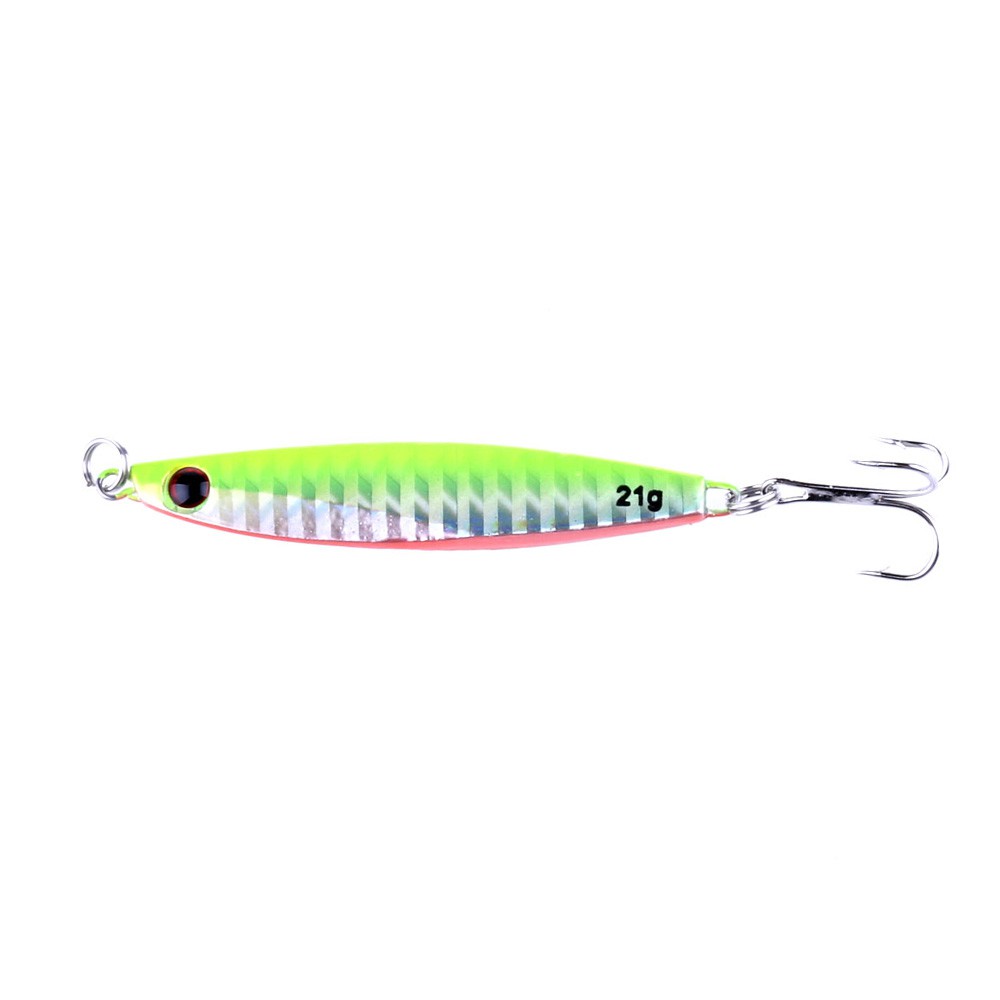 HENGJIA 7pcs 21G umpan metal lead fishing lure pancing Jigs swimbait memancing peralatan tackle