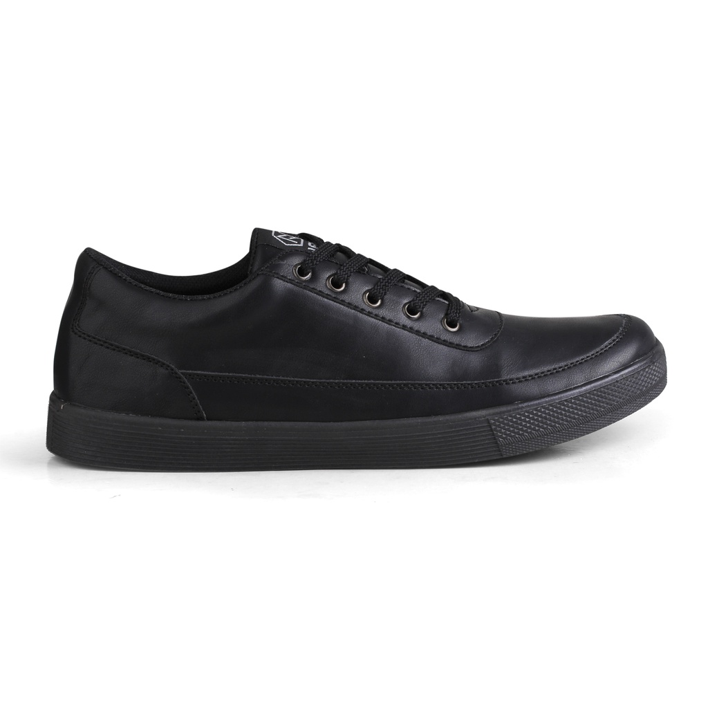 DEDRICK FULL BLACK (NAZ) - Sepatu Sneakers Pria Casual Unisex Original