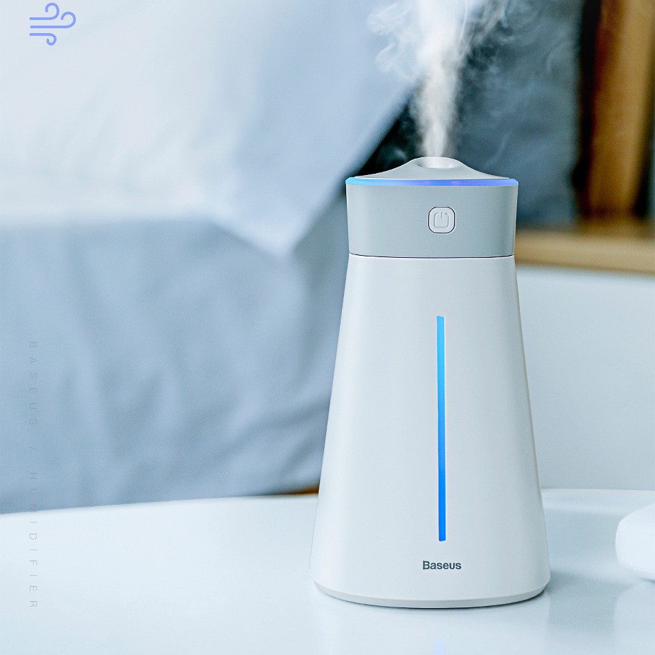 BASEUS ORIGINAL Slim Waist Humidifier Moisturizing Effect Diffuser Essential Oil LED Air Difuser