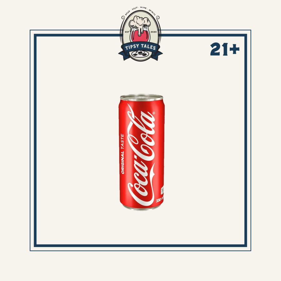 

coca cola can 250ml / mixer cola kaleng