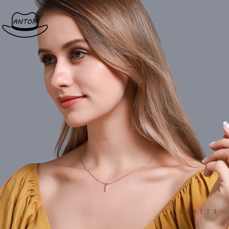 Korean Version Necklace Minimalist Style Long Geometric Female Wild Clavicle Chain ANTOP