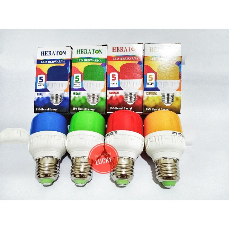 LAMPU LED BERWARNA 5WATT