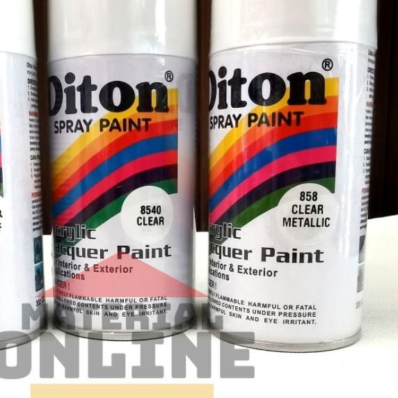 ★ PILOX DITON 300cc 300 Cc Pylox Pilok Cat Semprot Clear Vernish Pernis Vernis Kilap Doff Metallic M
