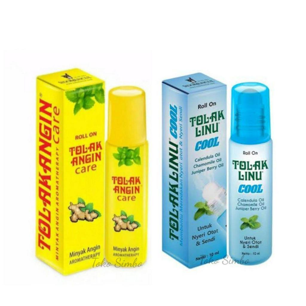 MINYAK AROMATERAPI TOLAK ANGIN &amp; TOLAK LINU CARE ROLL ON 10 ML