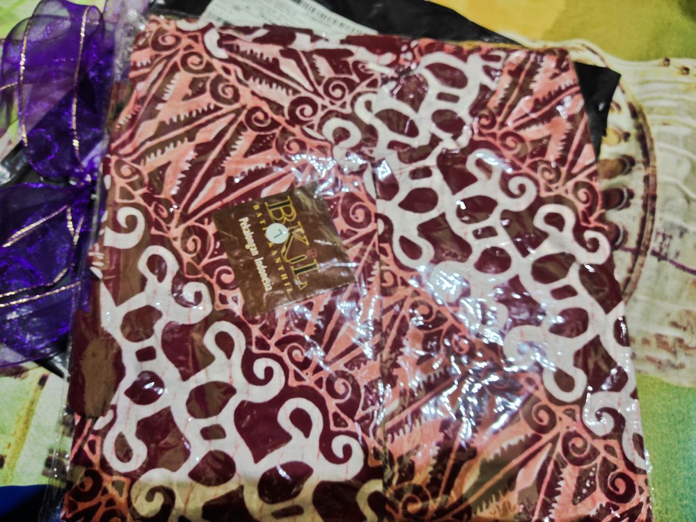 Batik Wanita Kekinian Blouse Batik Brokat Batik Kombinasi Seno Parang Susun