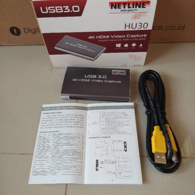 Netline USB3.0 HDMI Video Capture 4K+Mic