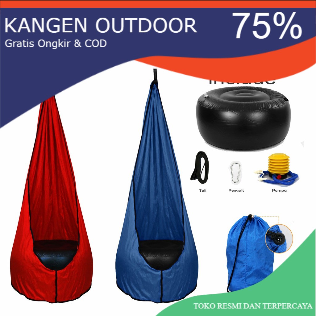 ayunan Hammock set MTG Free Bantal+Pompa+carabinner Deskripsi Termurah Ayunan Hammock DY001 Matougui