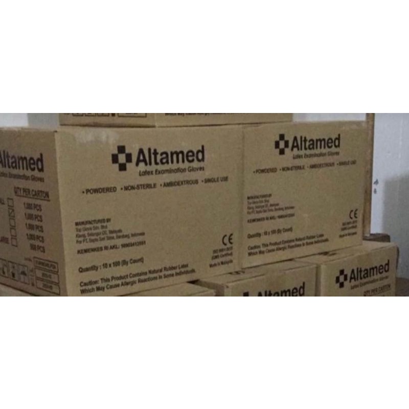 Hand Gloves Altamed Latex