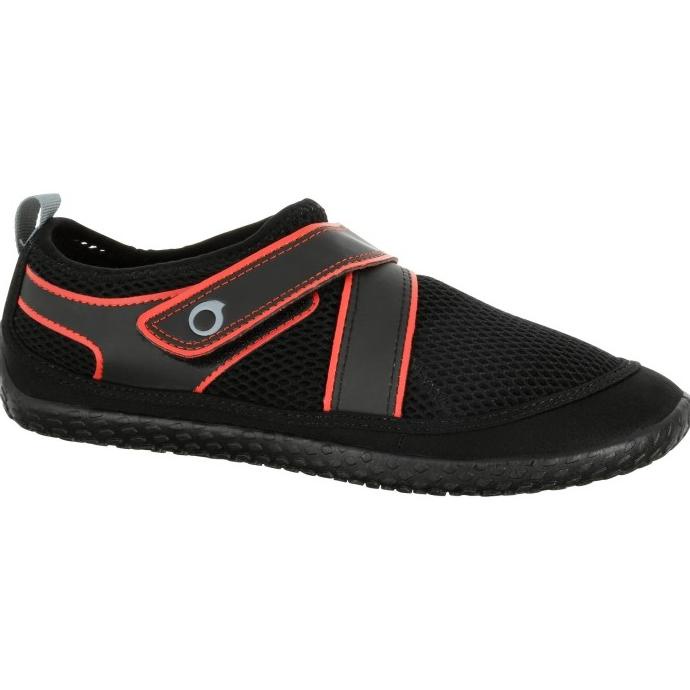 Subea Sepatu Snorkeling Aquashoes Black Coral Decathlon - 8360412