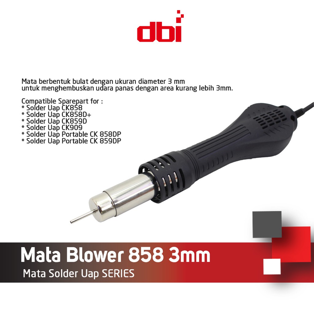 Mata Blower - Solder Uap 858 3mm CELLKIT