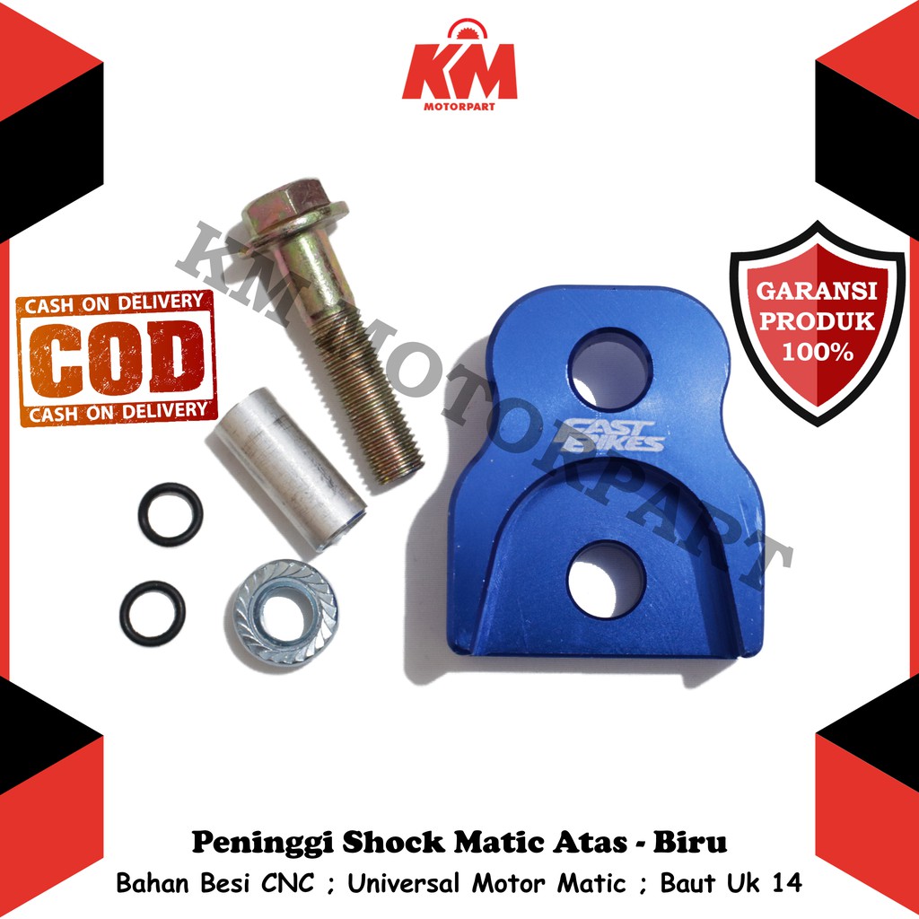 Peninggi Shock Belakang Atas Universal Motor Matic Beat Vario Mio Freego Lexi Xride Nex Scoopy Fino