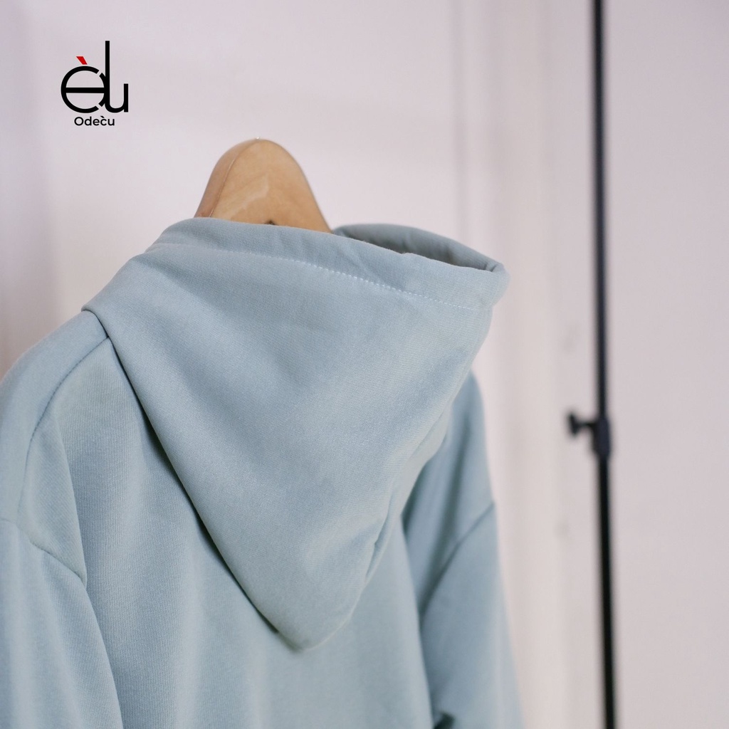 ODECU HOODIE SAGE GREEN SWEATER OVERSIZE WANITA PRIA