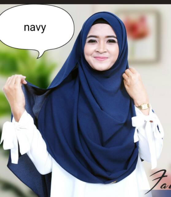 Jilbab Hijab Pasmina Instan non pet 210x75 cm