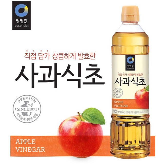 

Daesang Chung Jung One Apple Vinegar- Cuka Apel Korea- 500ml