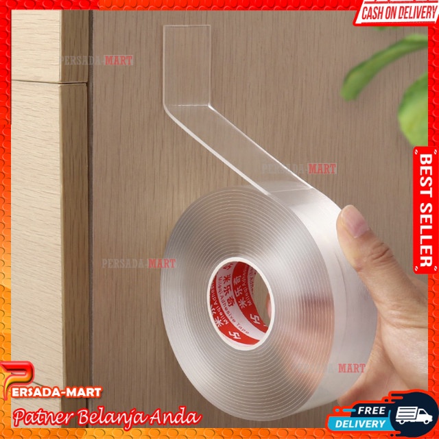 

ISOLASI KUAT 2 SISI TRANSPARAN IVY GRIP TAPE DOUBLE TAPE MULTIFUNGSI SERBAGUNA BESAR