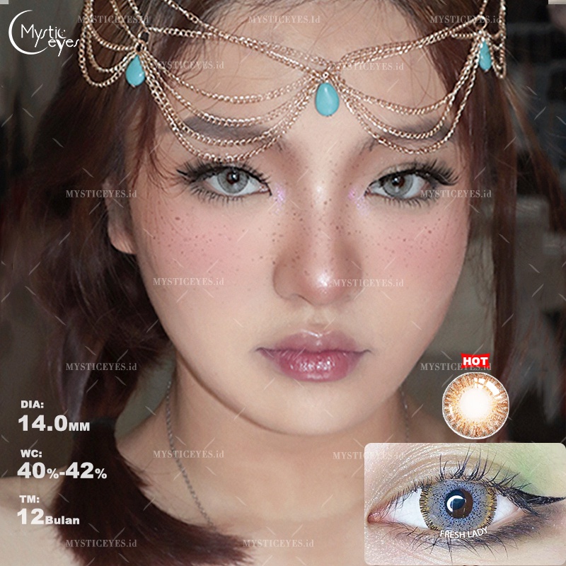 [✅COD] MYSTICEYES SOFTLENS SMOKY SERI 14MM