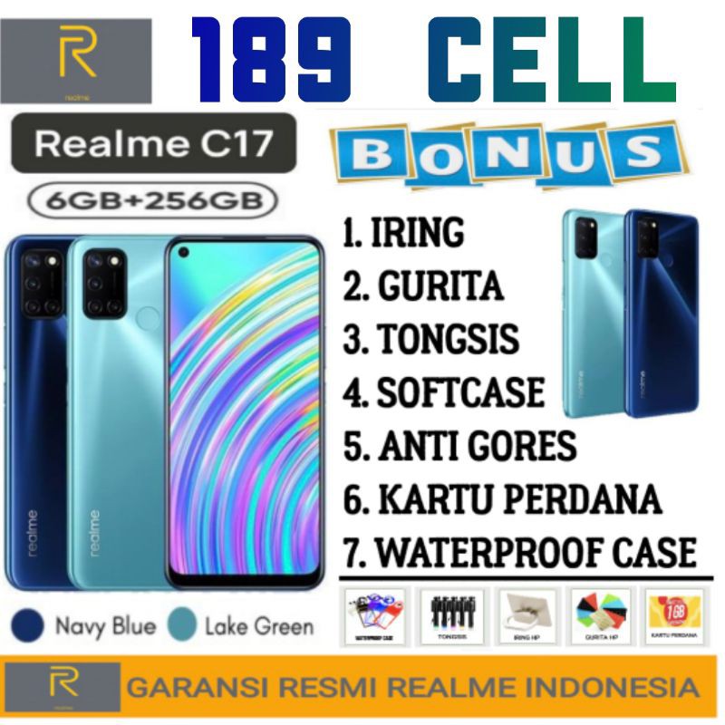 REALME C17 RAM 6/256 GB REALME 8i 4/64 | C55 8/256 | C55 6/128 | NARZO 20 4/64 GARANSI RESMI REALME INDONESIA