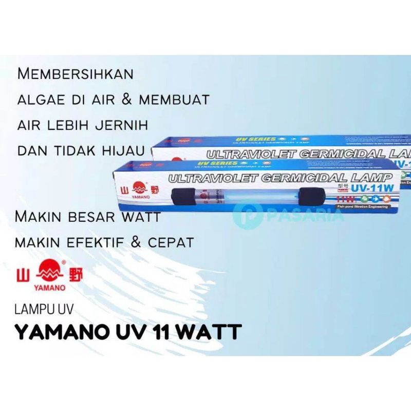 PROMO MURAH Lampu anti bakteri lumut YAMANO UV 11watt