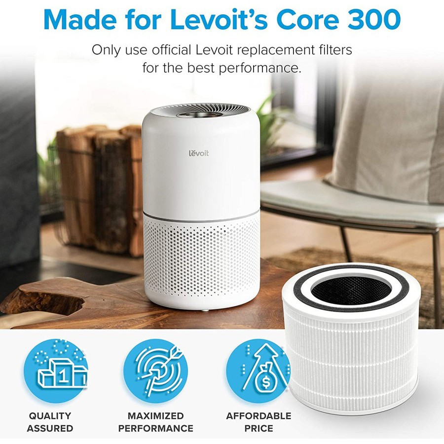 Levoit Core 300 Air Purifier True HEPA Filter H13 - Garansi Resmi