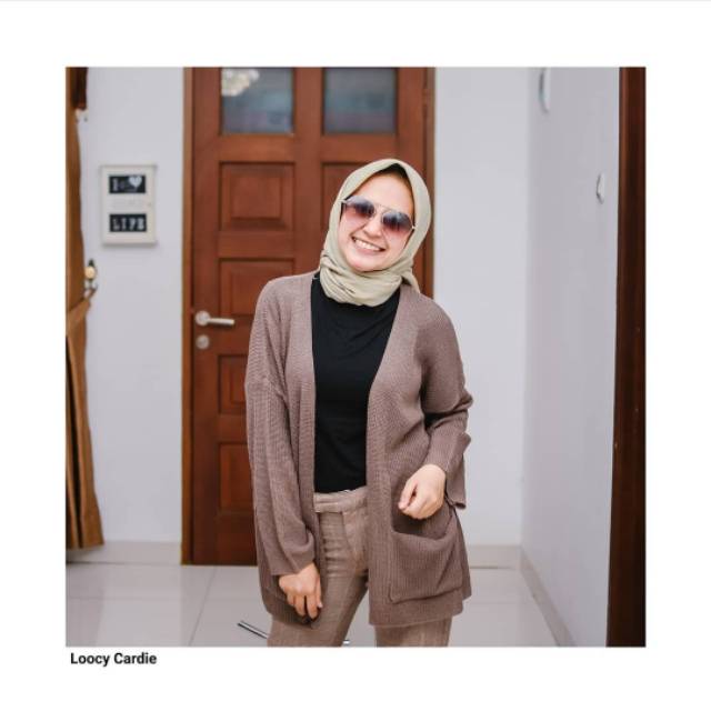 CARDIGAN  WANITA LOOCY CARDIE RAJUT HALUS RAJUT HANGAT ADEM PKE NYA // BISA BAYAR DI TEMPAT