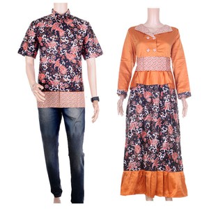 Sarimbit Batik Couple Gamis Permana - Warna 3