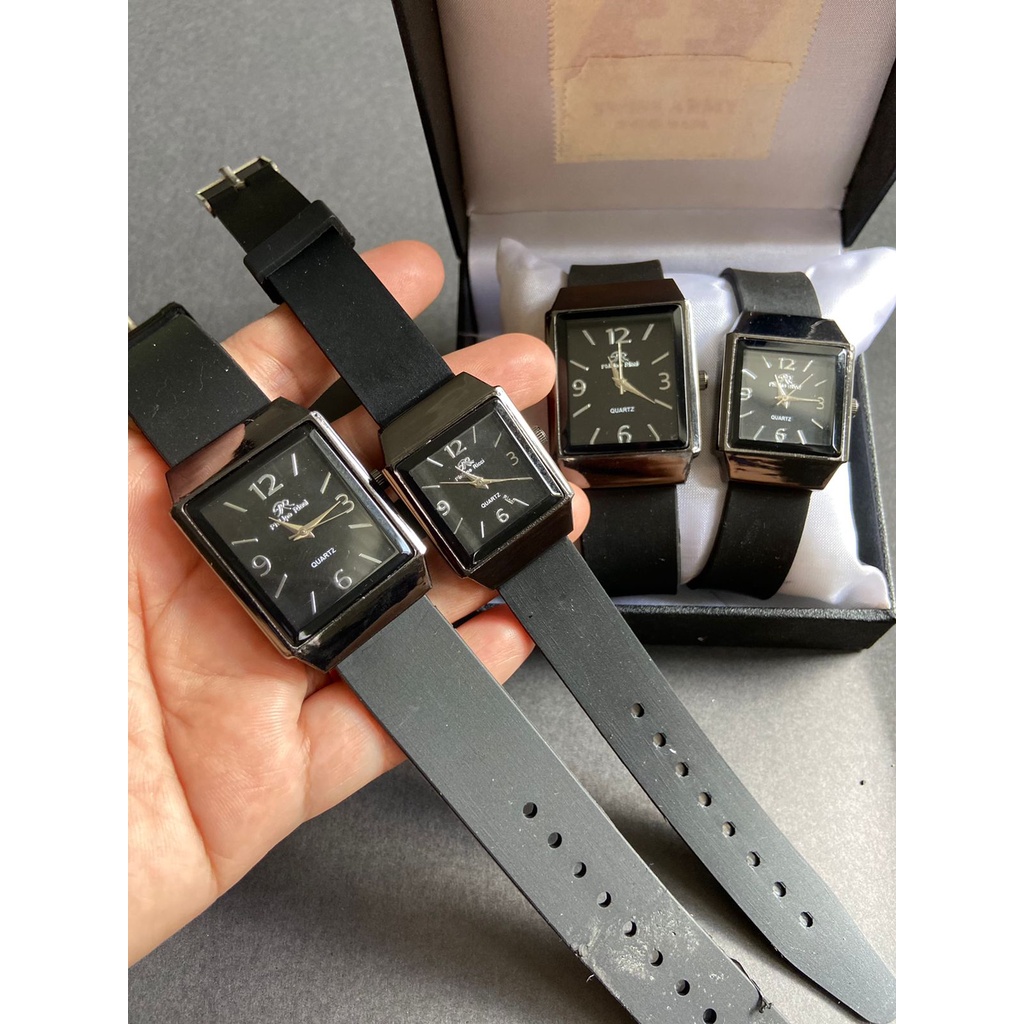 JAM TANGAN RIKI COUPLE MURAH RUBBER ANALOG CASUAL PERMIUM IMPORT GROSIR PRIA WANITA