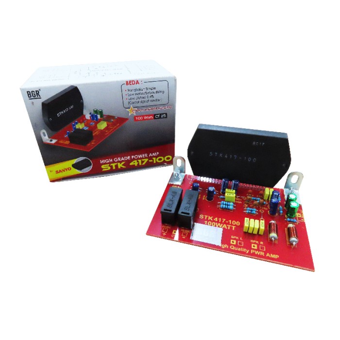 KIT POWER AMPLIFIER STK 417-100 By SANYO Non Heatsink