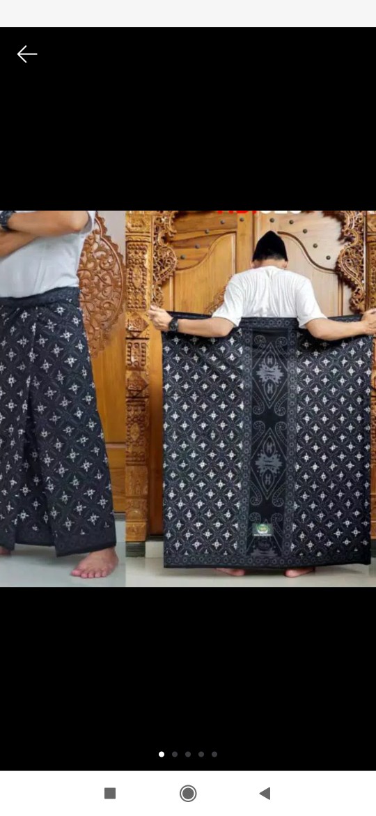 Sarung Batik Pekalongan Black Series Terbaru