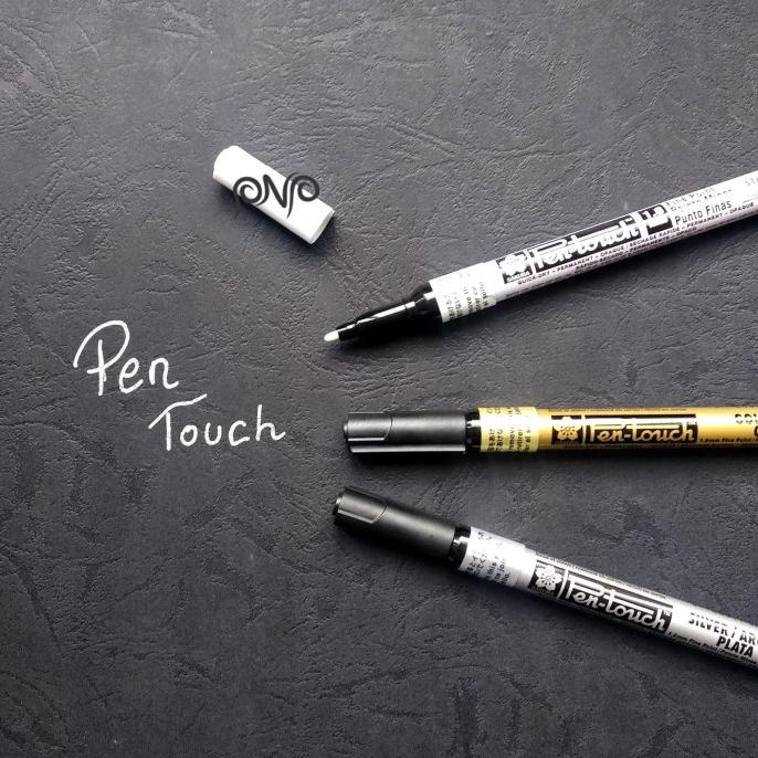 

$+$+$+$+] Sakura Pen Touch Paint Marker Fine Point Set 3 colour Metalic Metalik