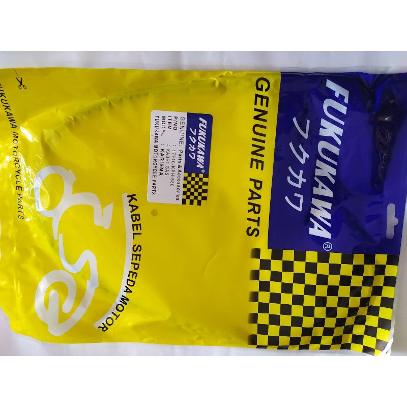 Kabel gas komplit karisma Fukukawa