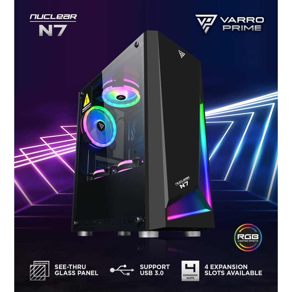 CASING GAMING VARRO NUCLEAR N7 | Shopee Indonesia