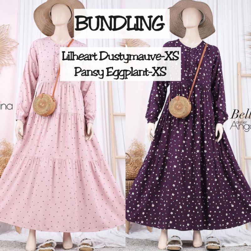 Bella Dress Atelier Angelina Pansy Eggplant