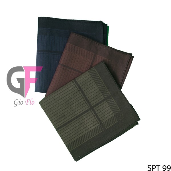 GIOFLO Sapu Tangan Pria Bagus Katun Isi 3 PCs Multicolor / SPT 99