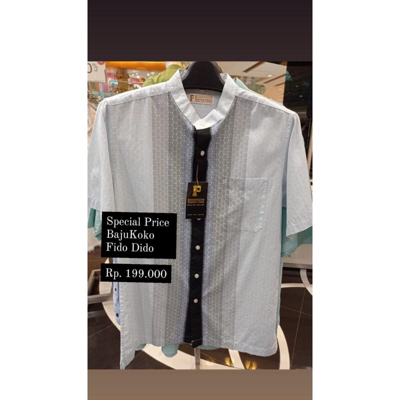 Baju Koko Fido Dido kemeja pria