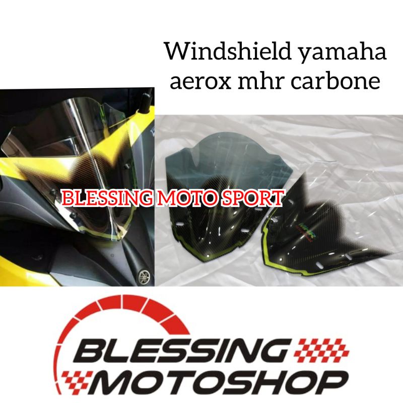 windshield aerox 155 visor mhr carbon aerox windshield aerox 155 mhr