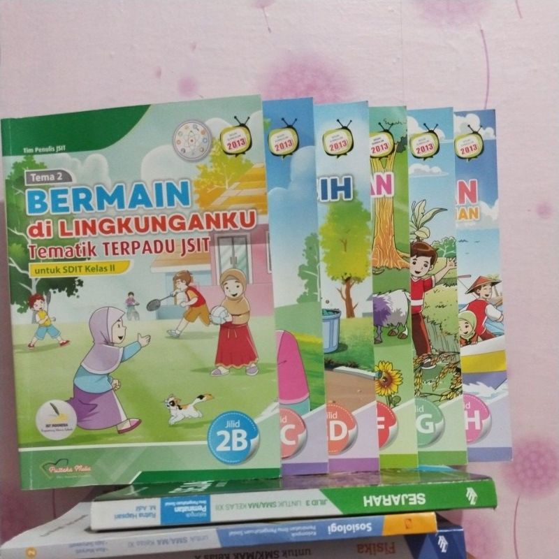 buku tematik terpadu jsit  kelas 2 sd/II SD tema 2,3,4,6,7,8